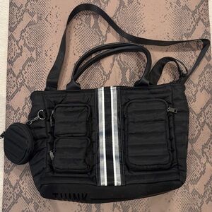 THINK ROYLN Black Quilted Bag